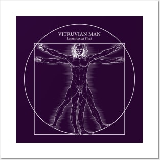 Vitruvian Man by Leonardo da Vinci Posters and Art